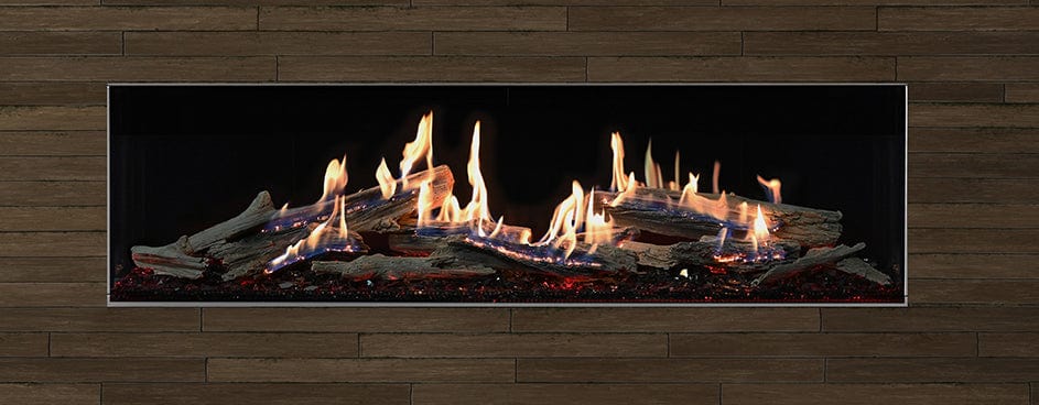 Grand Canyon Bedrock Traditional 48" Drop-In Gas Burner Featuring Glowfire Logs