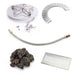 HPC Fire Round Flat MLFPK Torpedo Hardscape Block Kit by HPC Fire Fire Pit Pan and Burner Kit