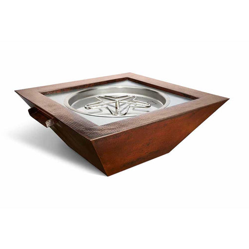 HPC Fire Sedona Hammered Copper Torpedo Fire and Water Bowl 40" by HPC Fire Fire & Water Bowls