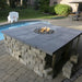 HPC Fire Square Unfinished LPT Fire Pit Enclosure with Burner by HPC Fire DIY Unfinished Fire Pits