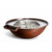 HPC Fire Tempe Hammered Copper Fire and Water Bowl 31" by HPC Fire Fire & Water Bowls Natural Gas / Electronic On/Off / 12 VAC