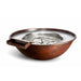 HPC Fire Tempe Hammered Copper Fire and Water Bowl 31" by HPC Fire Fire & Water Bowls Natural Gas / Match Lit / N/A