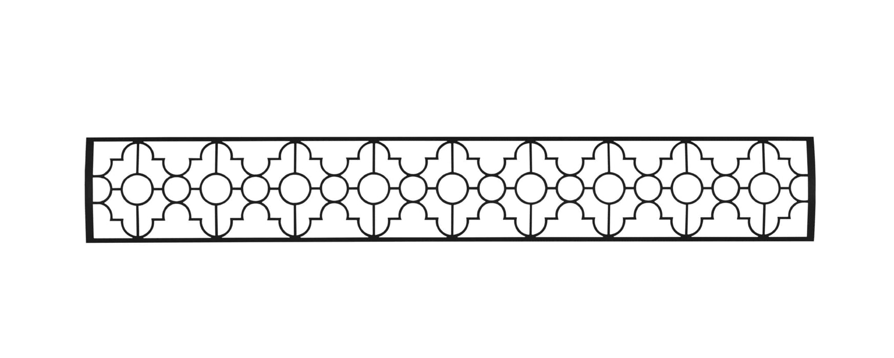 Infratech Mediterranean Motif Decorative Fascia for 39-inch Dual Element Heater