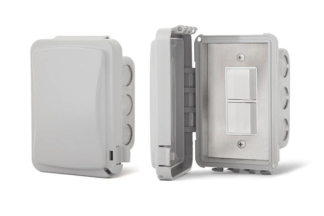 Infratech Single Duplex, Flush Mount with Weatherproof Cover