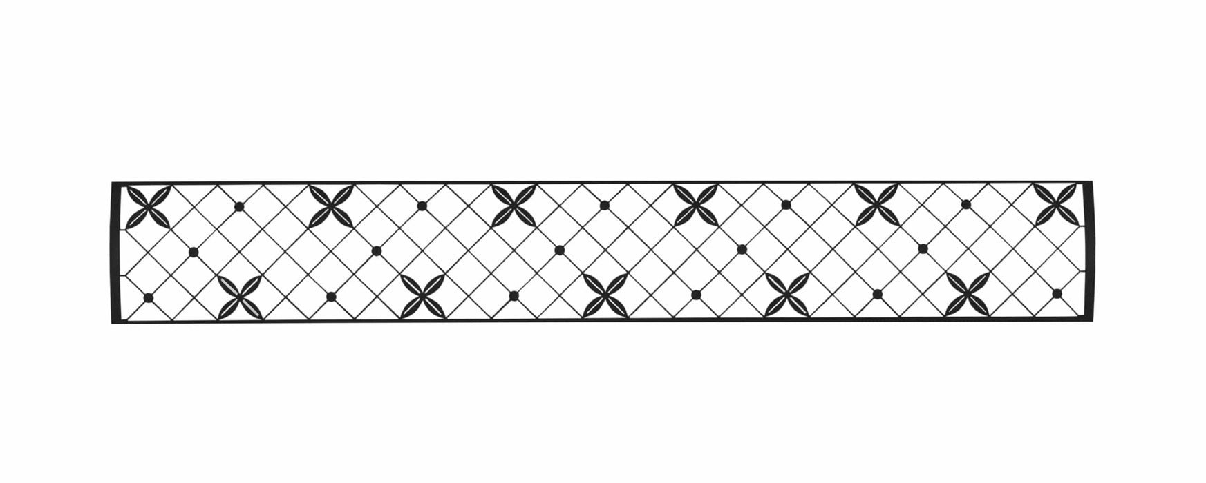 Infratech Traditional  Motif Decorative Fascia for 61-1/4” Dual Element Heater