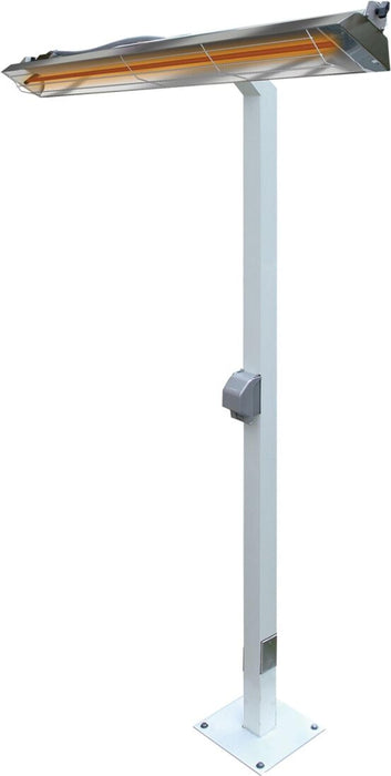 Infratech W39 Pole Mount - White Fits 39-inch Heaters