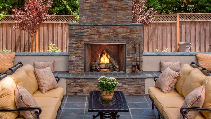 Majestic Courtyard Single-Sided Outdoor Gas Fireplace - 36"