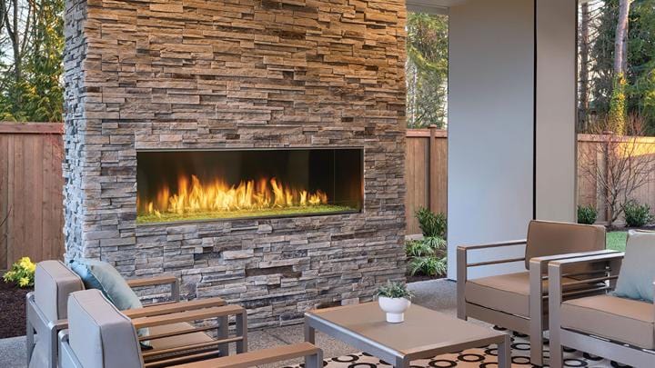 Majestic Lanai Outdoor Gas Fireplace - 60"