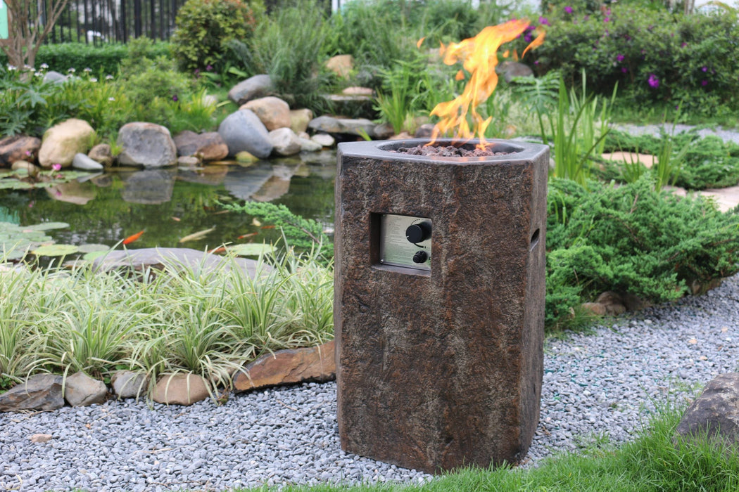 Modeno Modeno Basalt Column Fire Pit OFG601 Fire Pits