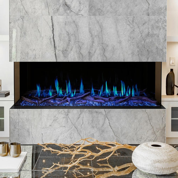 Modern Flames Modern Flames Orion 76-in Multi Heliovision Linear Electric Fireplace Built-In Electric Fireplaces