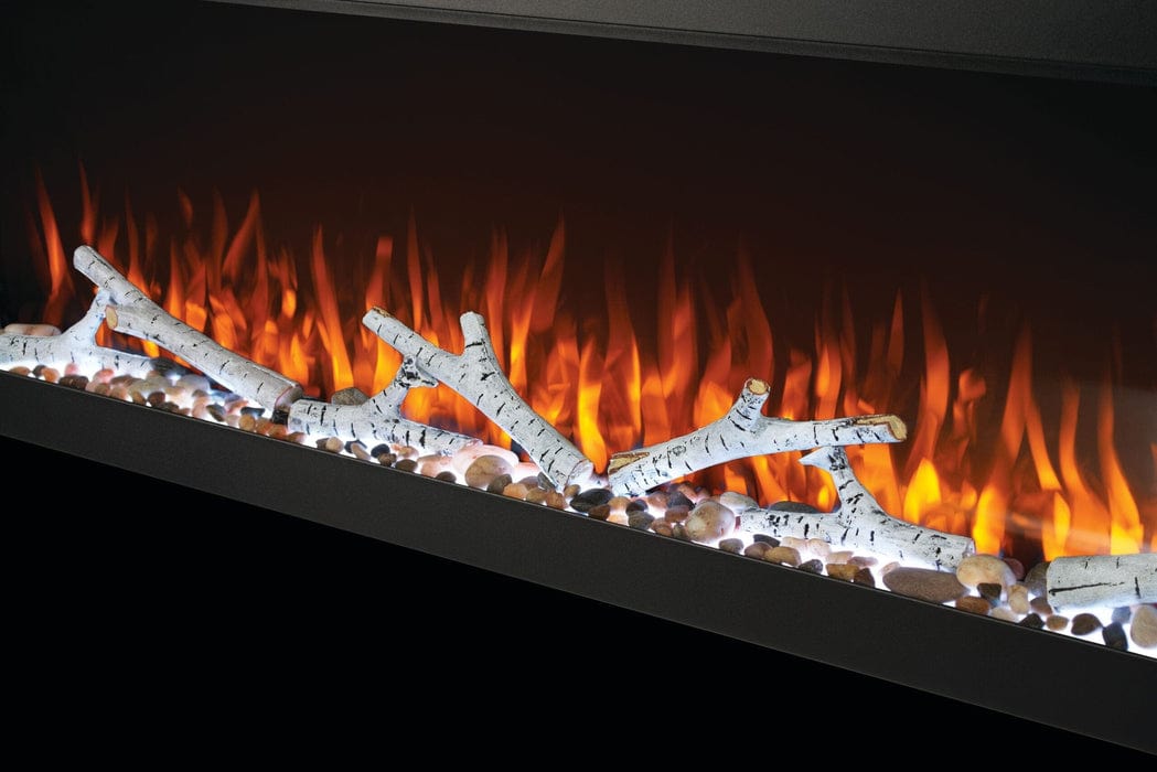 Napoleon Birch Log Set with Rocks For 50-Inch Trivista Pictura Series Electric Fireplace