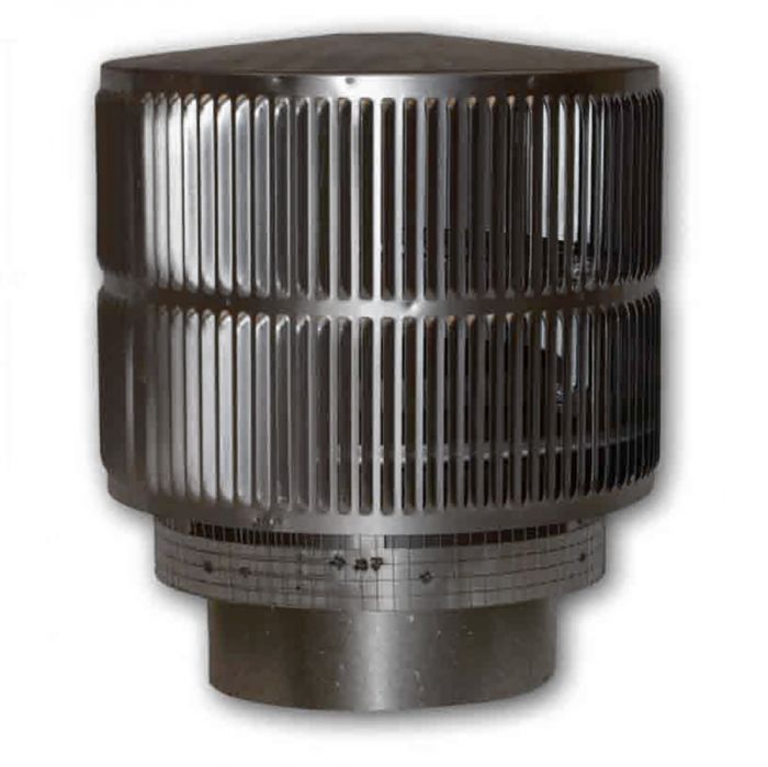 Superior Round Top Termination with Louvered Screen for 12-Inch Chimney (RLT-12DM)