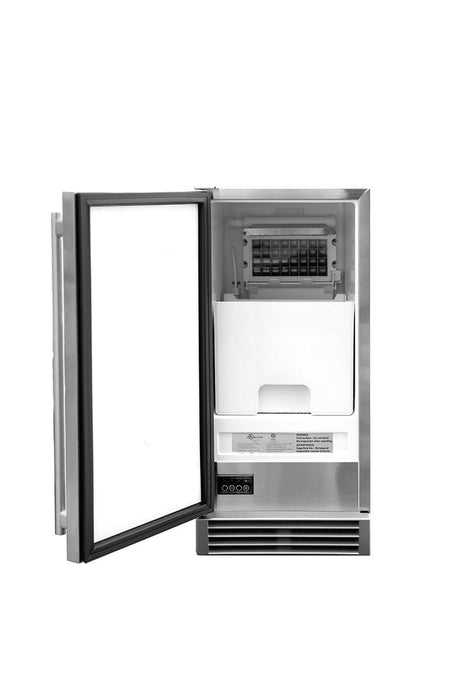 Summerset 15" UL Outdoor Rated Ice Maker w/Stainless Door