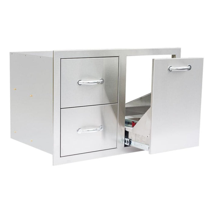 Summerset 33" 2-Drawer & Vented LP Tank Pullout Drawer Combo