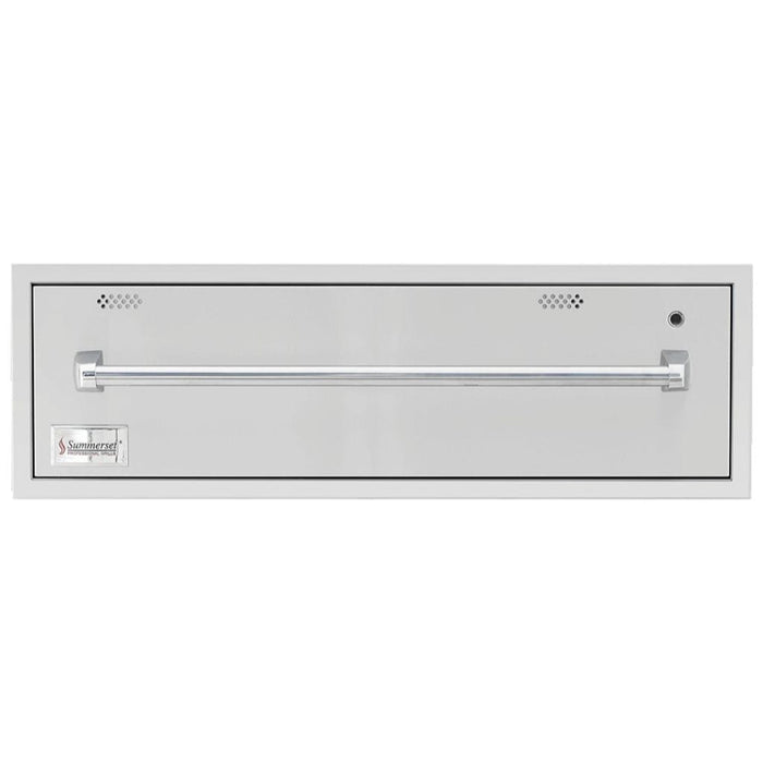 Summerset 36" Stainless Steel Built-In 120V Outdoor Electric Warming Drawer