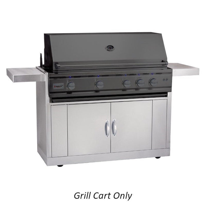 Summerset 44-inch Fully Assembled Door & 2-Drawer Combo Grill Cart for TRL Series