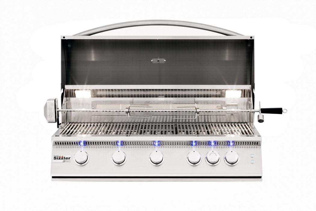 Summerset Sizzler Pro 40" 5-Burner Built-In Gas Grill