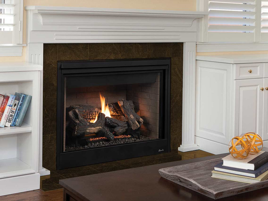 Superior 40" Traditional Direct Vent See-Through Gas Fireplace