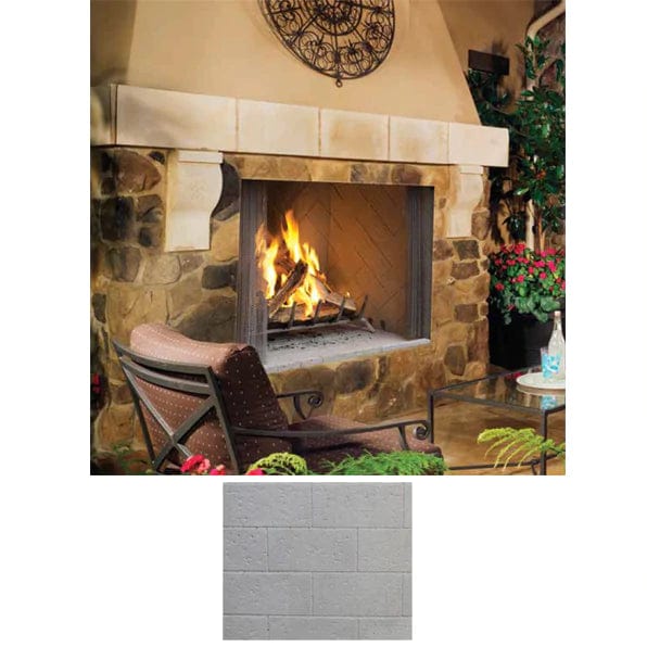 Superior 42" Traditional Wood Burning Outdoor Fireplace