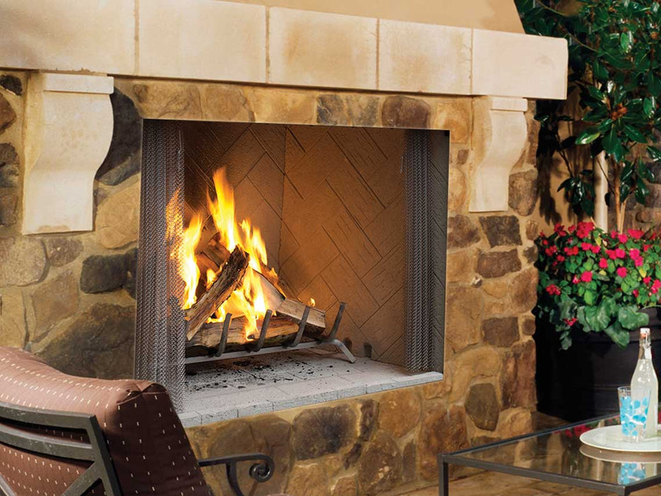 Superior 42" Traditional Wood Burning Outdoor Fireplace