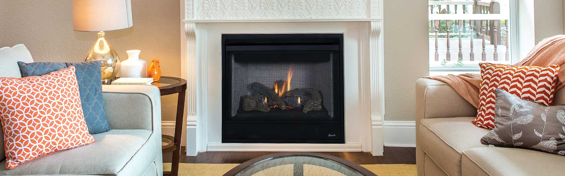 Superior Series 45" Traditional Direct Vent Gas Fireplace