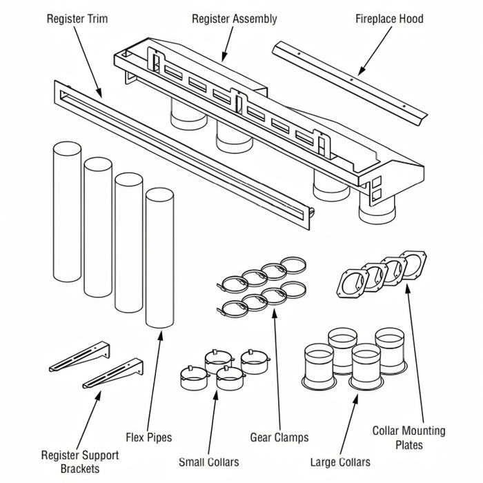 Superior Series 55-inch Convection Air Circulation Kit