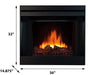 Superior Fireplaces Superior 36-In Electric Fireplace Insert - ERT3036 Built-In Electric Fireplaces