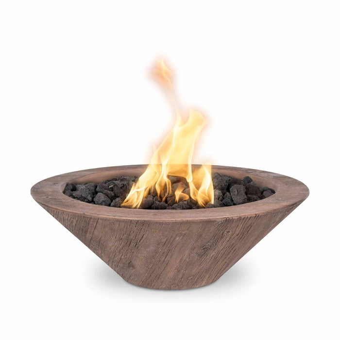 The Outdoor Plus 24" Cazo Fire Bowl Fire Bowl Oak / Match Lit / Natural Gas