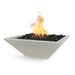 The Outdoor Plus 24" Maya Fire Bowl - GFRC Concrete Fire Bowl Ash / Match Lit / Natural Gas