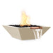 The Outdoor Plus 24" Maya Fire & Water Bowl - GFRC Concrete Fire & Water Bowl Vanilla / 24" / Match Lit