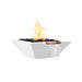 The Outdoor Plus 24" Maya Fire & Water Bowl - GFRC Concrete Fire & Water Bowl White / 24" / Match Lit