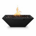 The Outdoor Plus 24" Maya Powder Coated Fire & Water Bowl - Gravity Spill Fire & Water Bowl Black / 24" / Match Lit