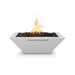 The Outdoor Plus 24" Maya Powder Coated Fire & Water Bowl - Gravity Spill Fire & Water Bowl White / 24" / Match Lit