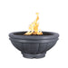 The Outdoor Plus 24" Roma GFRC Fire Bowl Fire Bowl Gray / Match Lit / Natural Gas