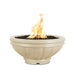 The Outdoor Plus 24" Roma GFRC Fire Bowl Fire Bowl Vanilla / Match Lit / Natural Gas