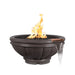 The Outdoor Plus 24" Roma GFRC - Fire & Water Bowl Fire & Water Bowl Chestnut / Match Lit / Natural Gas