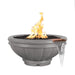 The Outdoor Plus 24" Roma GFRC - Fire & Water Bowl Fire & Water Bowl Natural Gray / Match Lit / Natural Gas