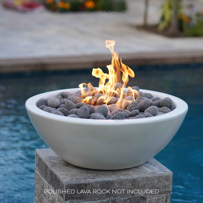 The Outdoor Plus 27" Sedona Fire Bowl - GFRC Concrete Fire Bowl