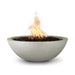 The Outdoor Plus 27" Sedona Fire Bowl - GFRC Concrete Fire Bowl Ash / Match Lit / Natural Gas