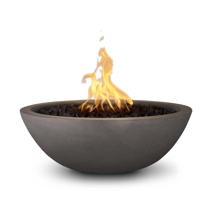 The Outdoor Plus 27" Sedona Fire Bowl - GFRC Concrete Fire Bowl Chestnut / Match Lit / Natural Gas