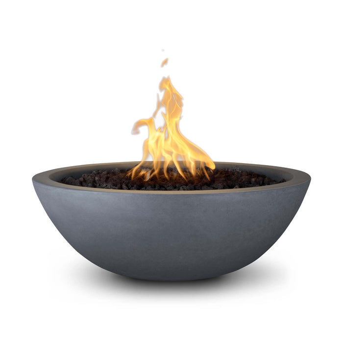 The Outdoor Plus 27" Sedona Fire Bowl - GFRC Concrete Fire Bowl Gray / Match Lit / Natural Gas