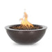 The Outdoor Plus 27" Sedona Fire Bowl - Metal Powder Coat Fire Bowl Copper Vein / Match Lit / Natural Gas