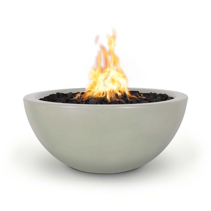 The Outdoor Plus 30" Luna Fire Bowl Fire Bowl Ash / Match Lit / Natural Gas