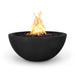 The Outdoor Plus 30" Luna Fire Bowl Fire Bowl Black / Match Lit / Natural Gas