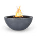 The Outdoor Plus 30" Luna Fire Bowl Fire Bowl Gray / Match Lit / Natural Gas