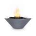 The Outdoor Plus 31" Cazo Fire Bowl GFRC Concrete Fire Bowl Gray / Match Lit / Natural Gas