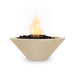 The Outdoor Plus 31" Cazo Fire Bowl GFRC Concrete Fire Bowl Vanilla / Match Lit / Natural Gas