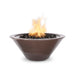 The Outdoor Plus 36" Cazo Fire Bowl - Metal Powder Coat Fire Bowl Copper Vein / Match Lit / Natural Gas