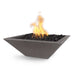 The Outdoor Plus 36" Maya Fire Bowl - GFRC Concrete Fire Bowl Chestnut / Match Lit / Natural Gas