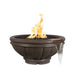 The Outdoor Plus 36" Roma GFRC - Fire & Water Bowl Fire & Water Bowl Chocolate / Match Lit / Natural Gas